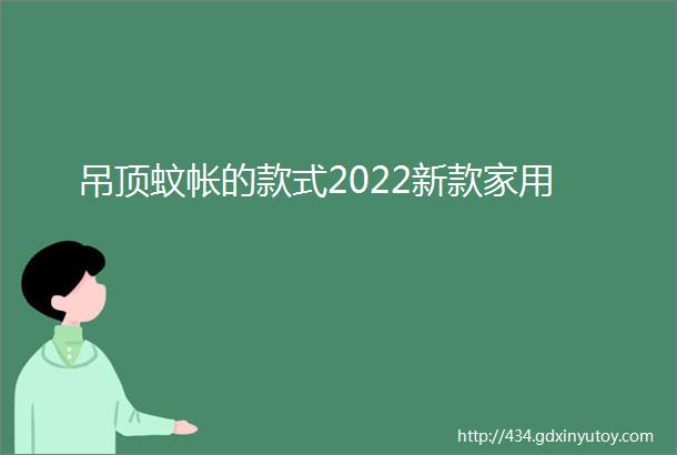 吊顶蚊帐的款式2022新款家用