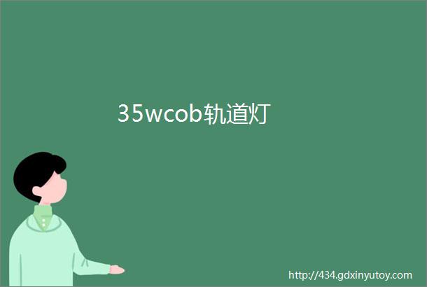 35wcob轨道灯