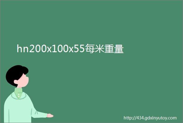 hn200x100x55每米重量