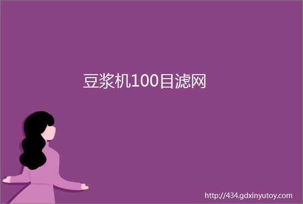 豆浆机100目滤网