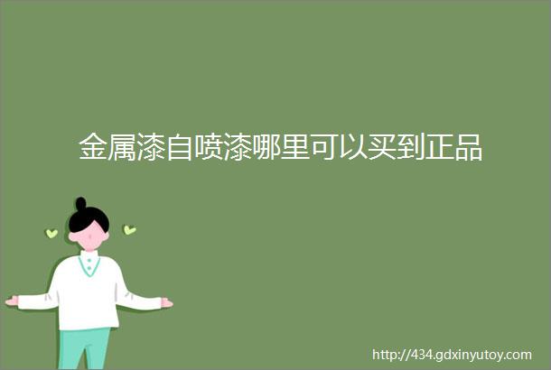 金属漆自喷漆哪里可以买到正品