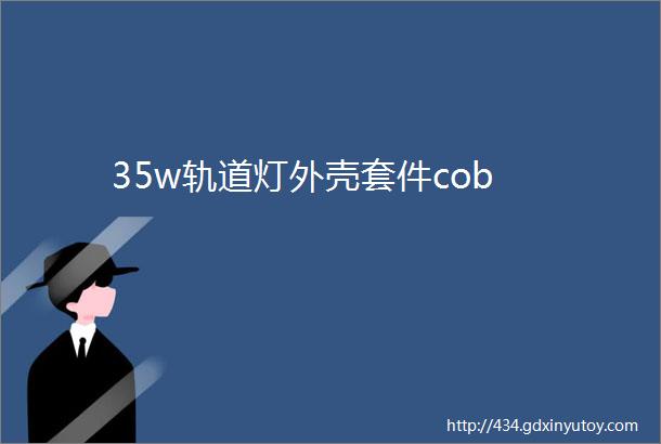 35w轨道灯外壳套件cob