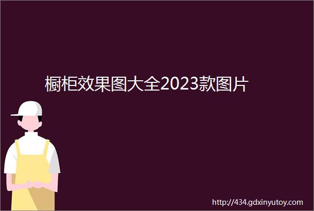 橱柜效果图大全2023款图片