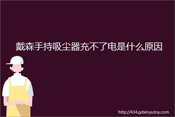 戴森手持吸尘器充不了电是什么原因