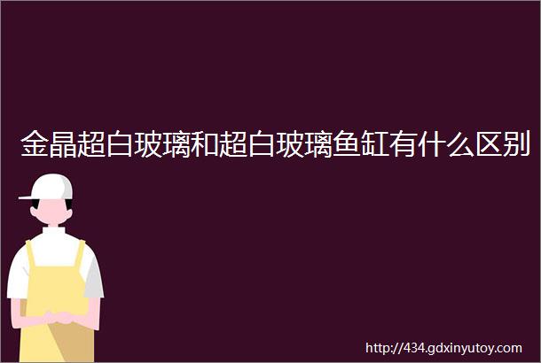 金晶超白玻璃和超白玻璃鱼缸有什么区别