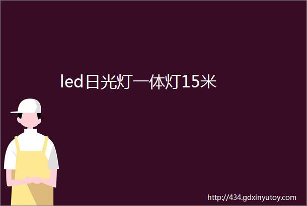 led日光灯一体灯15米