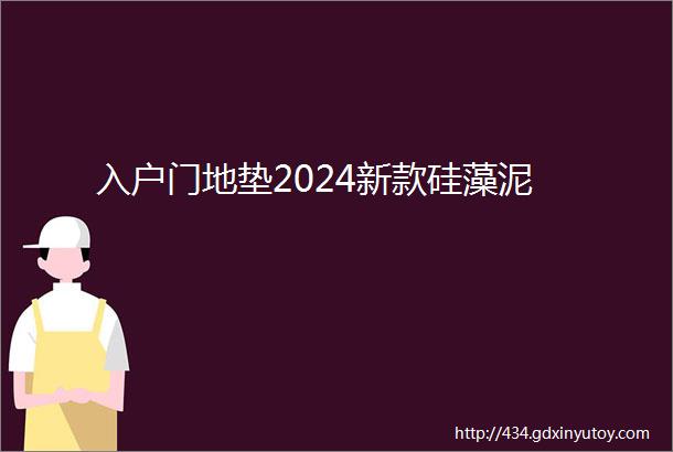 入户门地垫2024新款硅藻泥