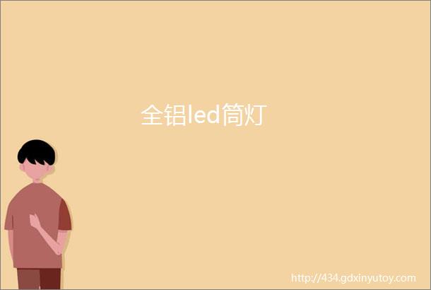 全铝led筒灯