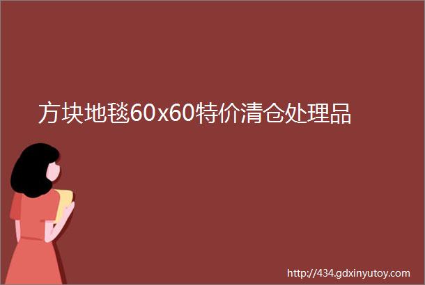 方块地毯60x60特价清仓处理品