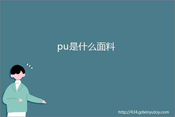 pu是什么面料